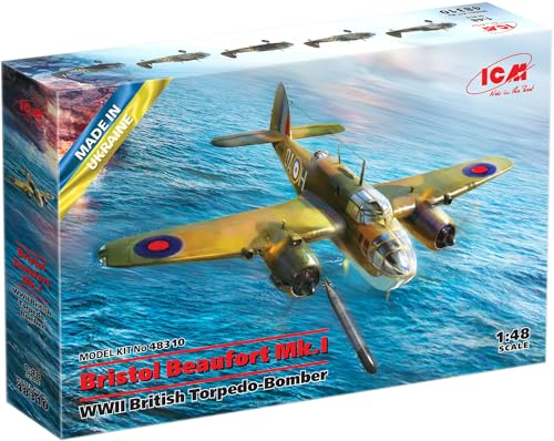 ICM WWII British Bristol Beaufort Mk.I Torpedo Bomber