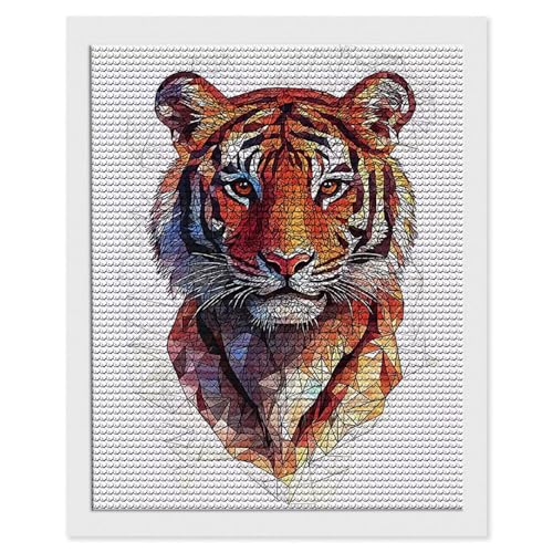 Diamond Painting Tigre 50x70 cm | Kit Complet Broderie Diamant 5D