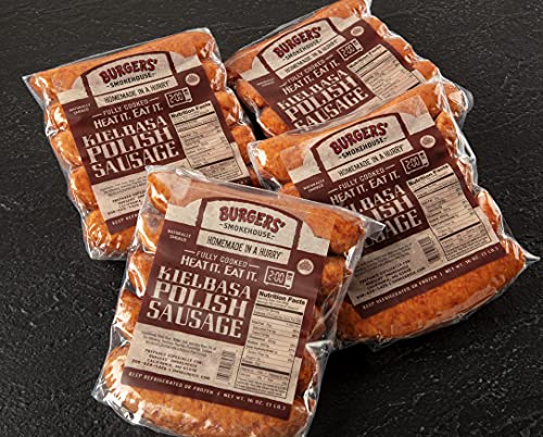 Burgers' Smokehouse Polish Kielbasa (Four 1 Lb. Pkgs) #TOP3