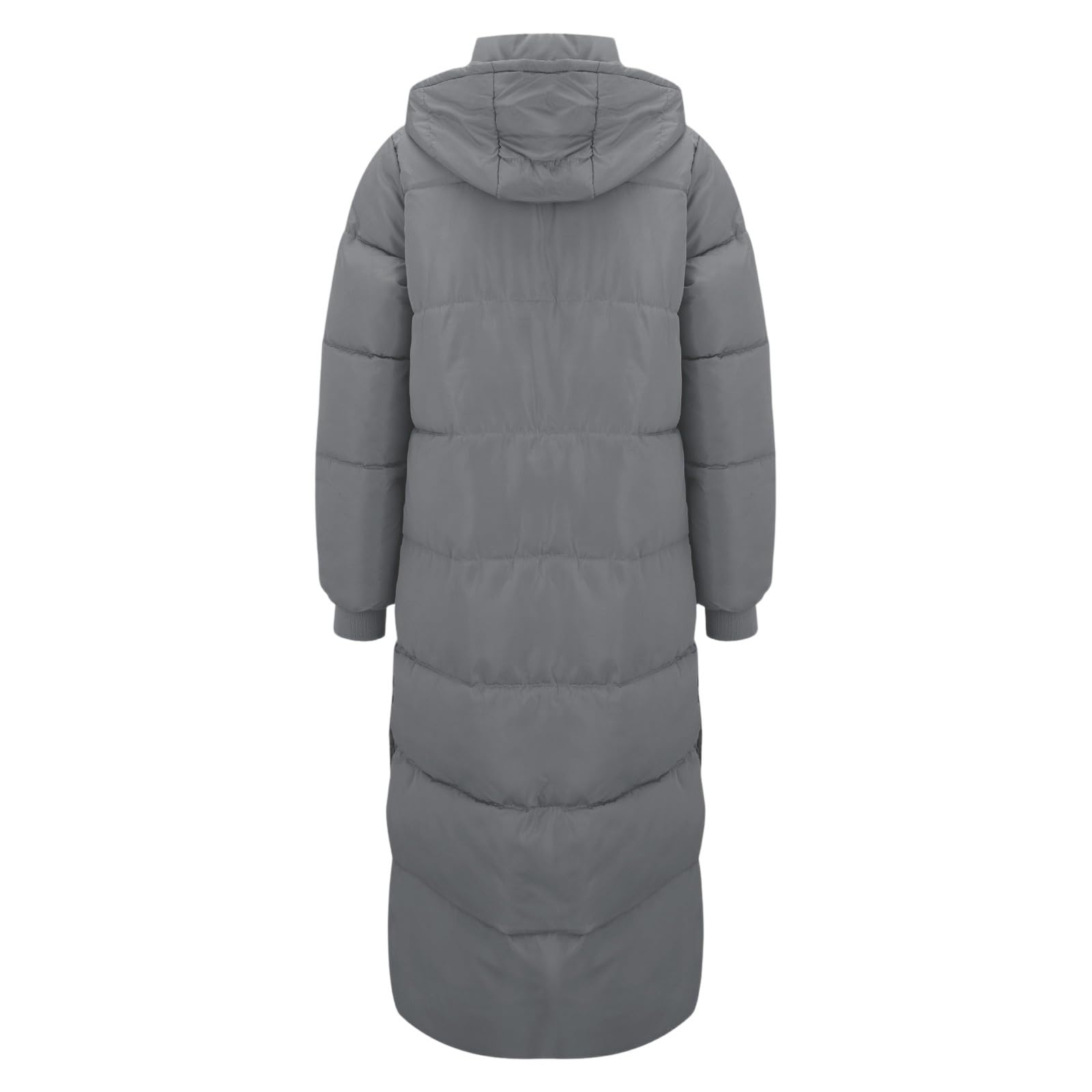 Cocila Giacche Invernali da Donna Parka Lungo Piumino con Cappuccio Trapuntato alla Caviglia Cappotti Lunghi Anorak. Estive Piumini Lunghi Donna Invernali Giubbotto Lana Giacca Doppiopetto