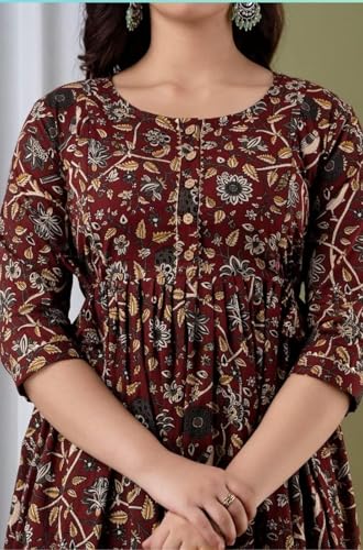 Image of Women's Maternity Kurti for Feeding Zippers | Feeding Kurti with Concealed Zip for Pre & Post Pregnancy |Maternity Dresses for Women (Combo Pack of 2 Kurti)