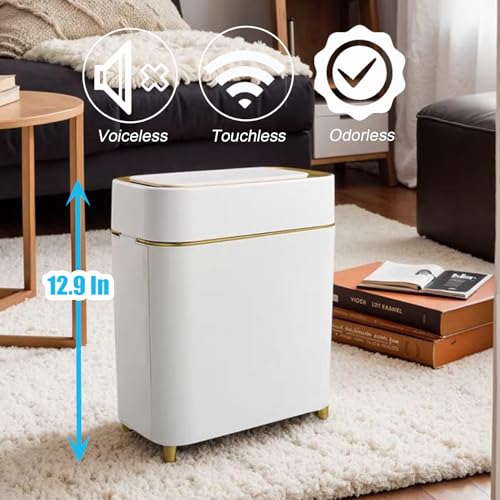 Corbeille à déchets pour salle de bain et buanderie en petits espaces - 7