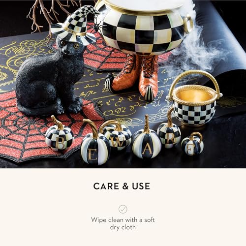 MACKENZIE-CHILDS-Beware-Resin-Pumpkin-Decor-Set-Decorative-Halloween-Decor-for-Home-Decoration-Set-of-6 MACKENZIE CHILDS Beware Resin Pumpkin Decor Set Decorative Halloween Decor for Home Decoration Set of 6