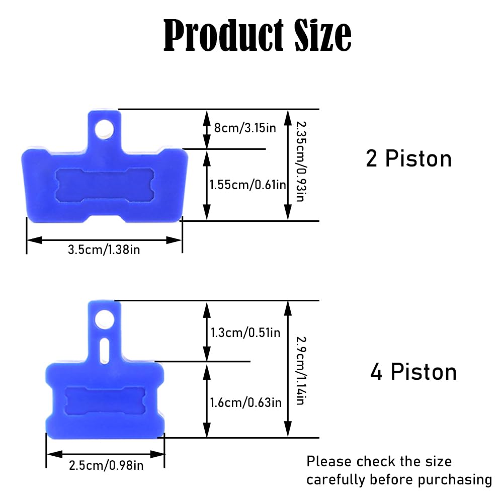8 Pcs Hydraulic Disc Brake Pads Durable Bicycle Brake Spacer Universal Bike Oil Disc Protector Bike Parts Cycling Accessories Prevent Empty Pinch Mountain Bike Oil Disc Protector - Image 3