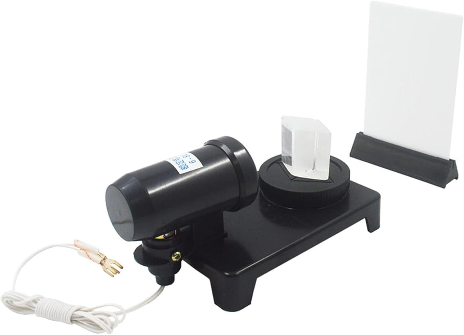 Optical Parallel Prism Kit - White Light Dispersion & Synthesis Demonstrator, Physics Teaching Instrument with Source