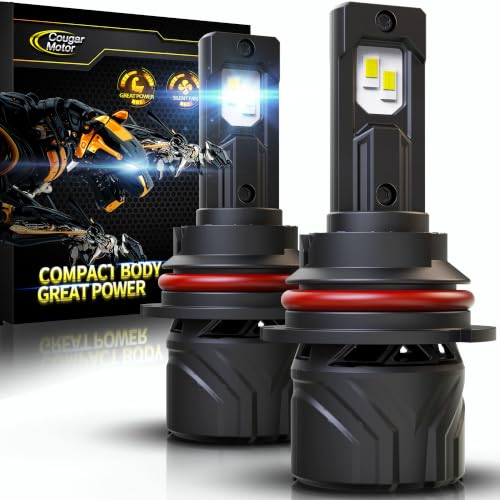 Image of Cougar Motor 9007 Bulbs, HB5 Fog 6500K White Non-Polarity Off-road, Pack 2