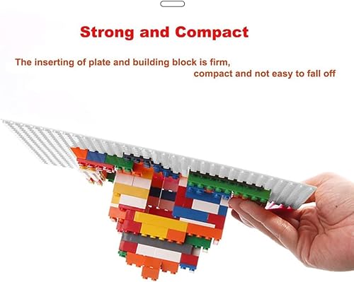 Miniatura 3 de LVHERO Placas base clásicas para construcción de ladrillos de construcción, 100% compatibles con todas las principales marcas, placa base, 10 x 10