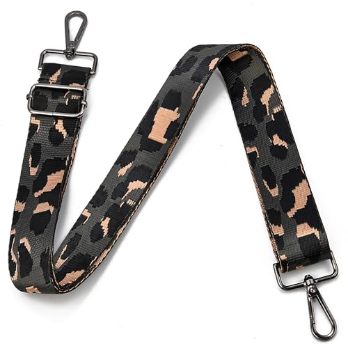 Image of Purse Strap Gold Hardware Replacement Crossbody Bag Strap, Wide Adjustable Shoulder Strap