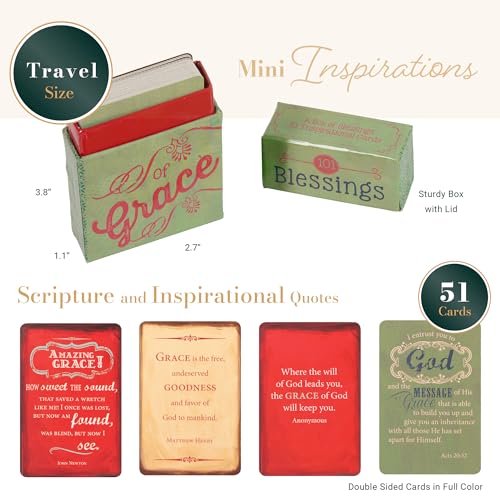 Retro Blessings 101 Blessings of Grace Cards, Inspirational Scripture Cards to Keep or Share (Boxes of Blessings)