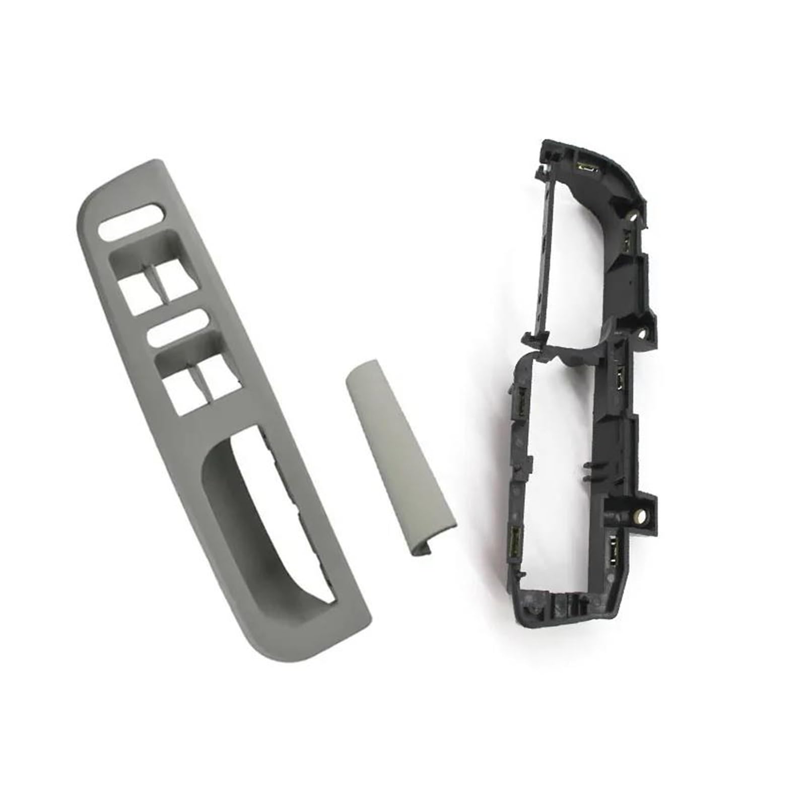 HIVZIVCCIK Interior Door Handle for Jetta for MK4 1999-2004 for Bora 2008-2012 3B1867171EA94 Interior Door Handle Lifter Switch Bracket Base Caps Interior Grab Handle(Gray 3pcs)