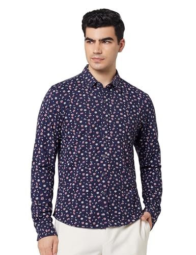 Image of Pepe Jeans Men's Casual Shirt | Trendy Printed Shirt for Men| Regular Fit | Full Sleeve | Available in Plus Size, Cotton