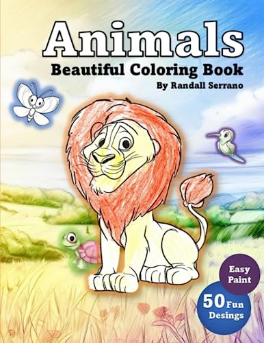 Animals Beautiful Coloring Book