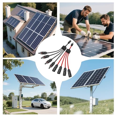 Adaptadores para paneles solares tipo Y 1 a 4 fotovoltaicos 3