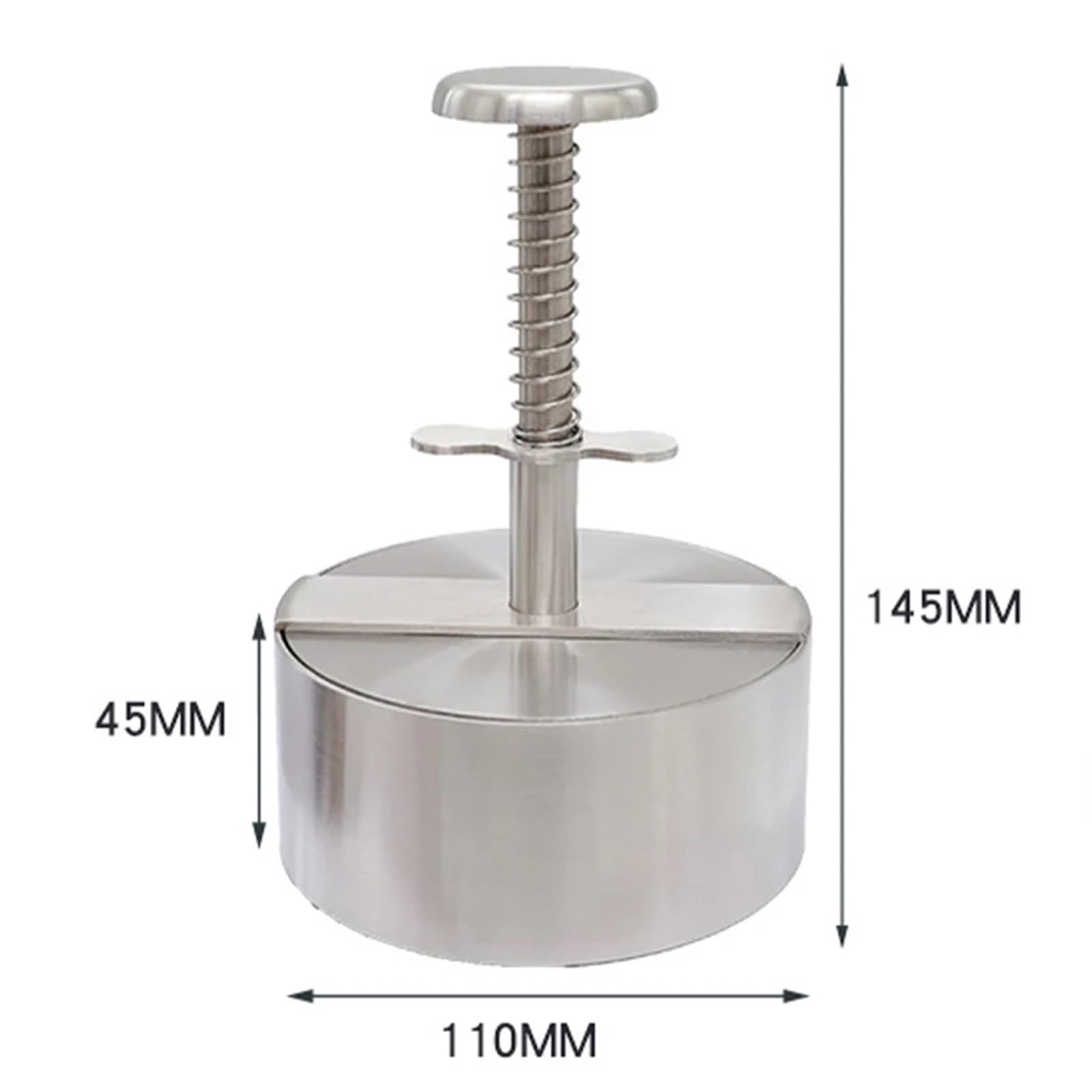 Hamburger Press Machine Stampo for Hamburger in Acciaio Inox 304, Stampo for(11cm)