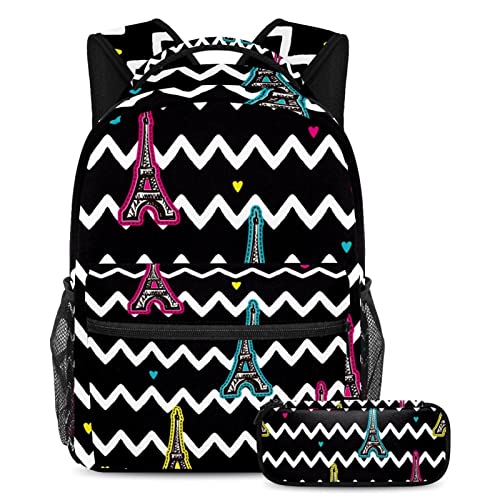Sac à dos galaxy avec trousse pour ordinateur ado