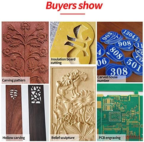 CNC 3018 Pro Max 3 Axis Desktop DIY Mini Wood Router Kit Engraver Woodworking PCB PVC Milling Engraving Carving Machine GRBL Control with ER11 Collet (3018 Pro Max) 7 CNC 3018 Pro Max 3 Axis Desktop DIY Mini Wood Router Kit Engraver Woodworking PCB PVC Milling Engraving Carving Machine GRBL Control with ER11 Collet (3018 Pro Max)