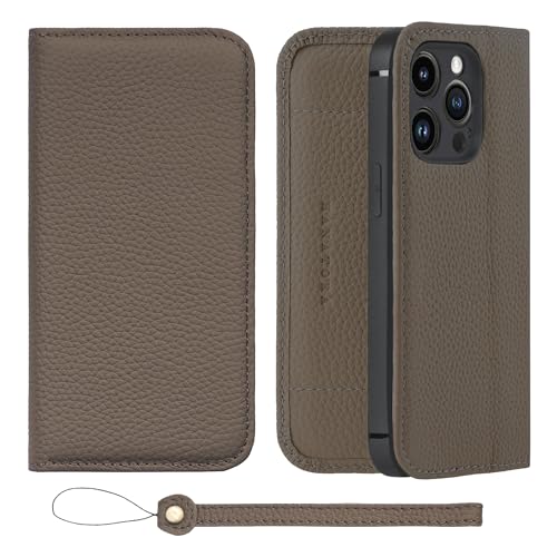 HANATORA for iPhone 15Pro �P�[�X �蒠�^ �{�v �X�}�z�P�[�X �X�}�z �X�^���h �X�g���b�v �t�� �V�������N�J�[�t���U�[ �x���g�Ȃ� �}�O�l�b�g�Ȃ� �g�[�v H1SPA-15Pro-Taupe �M�t�g �a���� ���� �j�� �ޏ� ��