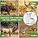 Reallnaive 6 Pack Game Bags Hunting for Meat 4 Pcs 48 x 12 Inch and 2 Pcs 28 x12 Inch Elk Game Bags Meat Freezer with Reflective Strip Reusable Drawstring Hunting Gear for Elk Caribou Moose Deer