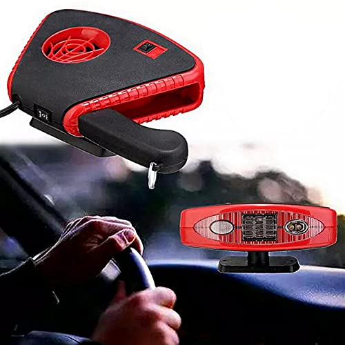 Totmox NPDB01567_01 Windshield Car Heater - Portable Car Defroster Defogger 12V Truck Car Heat Cooling Fan 150W 3-Outlet Plug In Cigarette Lighter thumb #6