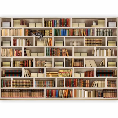murando - Papier peint panoramique moderne 350x256 cm - Revêtement mural décoration pour chambre salon - Design unique et moderne - Beige rouge blanc vert -...