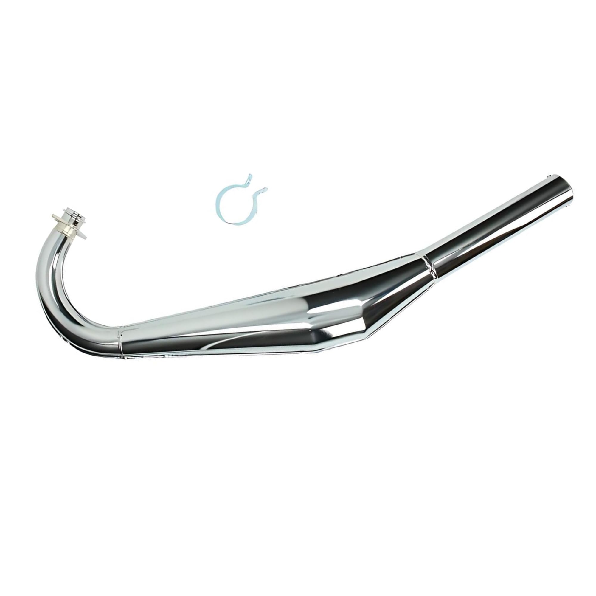 Auspuff kpl. M90 expansion, chrom für Sachs