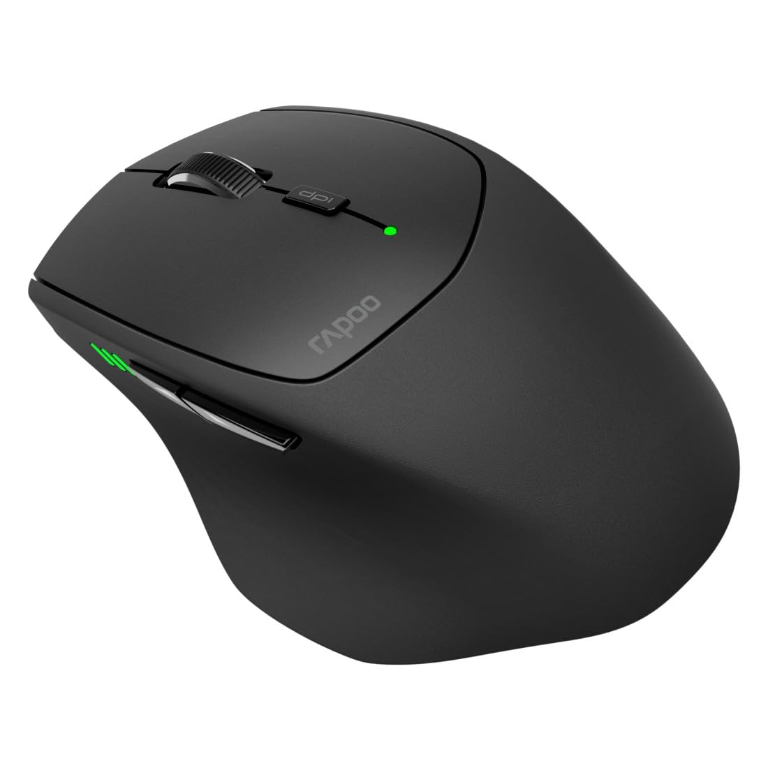 Rapoo 9500M clavier Souris incluse RF sans fil QWERTZ Allemand Noir