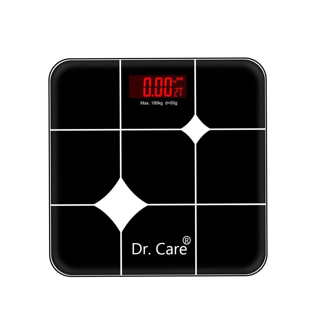 Hesley Digital Bathroom Scale for Body Weight | 180kg Capacity, LED Display, Black with Red Backlight | Precision Weight Machine for Personal Use | Stylish and Durable Design-image-33