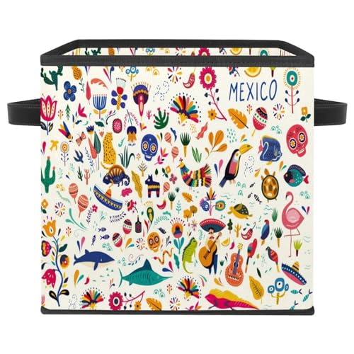 Boîte de rangement pliable en tissu cube pour placard de chambre maison - 2
