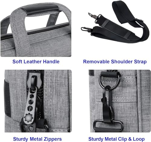 Taygeer Laptop Bag 15.6 Inch, Business Briefcase for Men Women, 15inch Water Resistant Messenger Shoulder Bag | Shoulder Strap, 52" Universal Replacement Laptop Shoulder Strap3