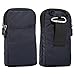 Cell Phone Belt Holder Case, Nylon Small Crossbody Bag Men, 6.9" Cell Phone Pouch Belt Clip/Loop Holster Cover Shoulder Bag for iPhone 16 15 14 13 12 11 Pro Max XR X 8 7 6 Plus/Xiaomi/Samsung/Moto/LG