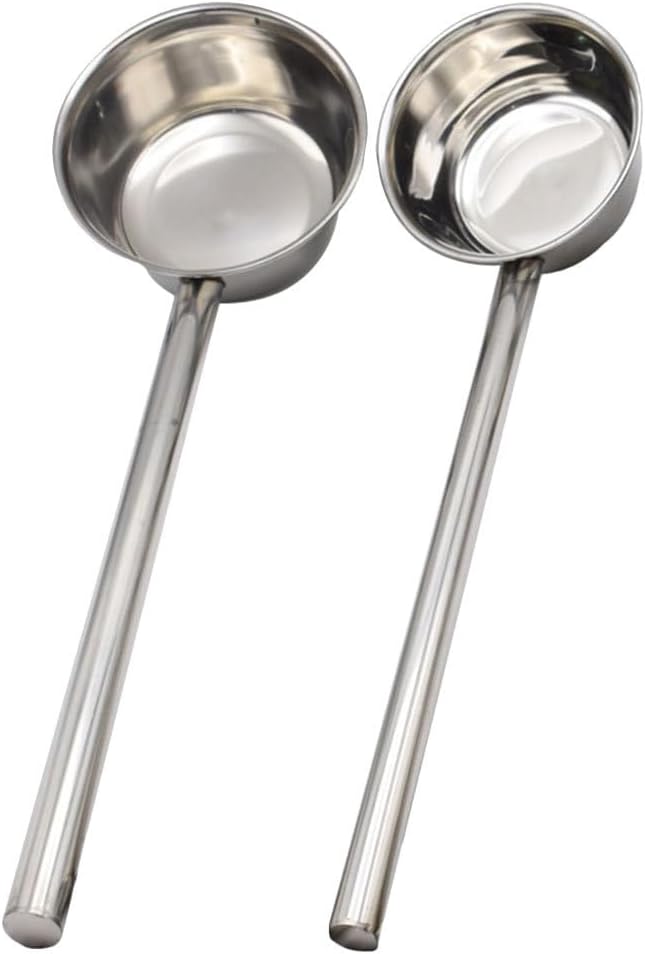Extended Water Scoop Long Handle Stainless Steel Ladle Multi-Functional Watering and Soup Spoon for Kitchen Garden Restaurant Use Ergonomic Grip
