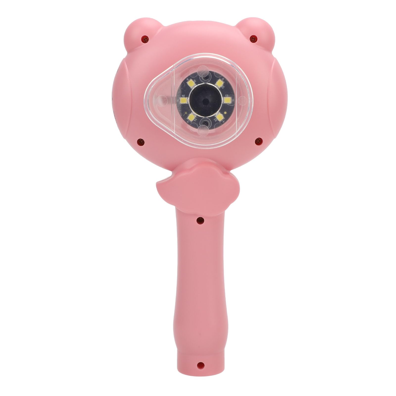 Pocket Microscope for Kids, 2.5K 48MP Handheld USB Mini Scope with 2 inch LCD Screen, Type C Rechargeable, 8X Portable Miniscope for Kids (Pink)