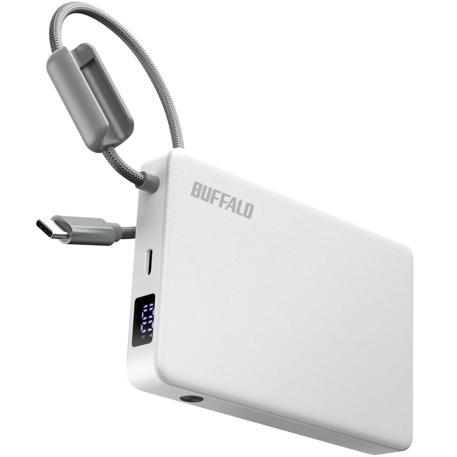 バッファロー 【 半固体 】 モバイルバッテリー 10000mAh 30W US…