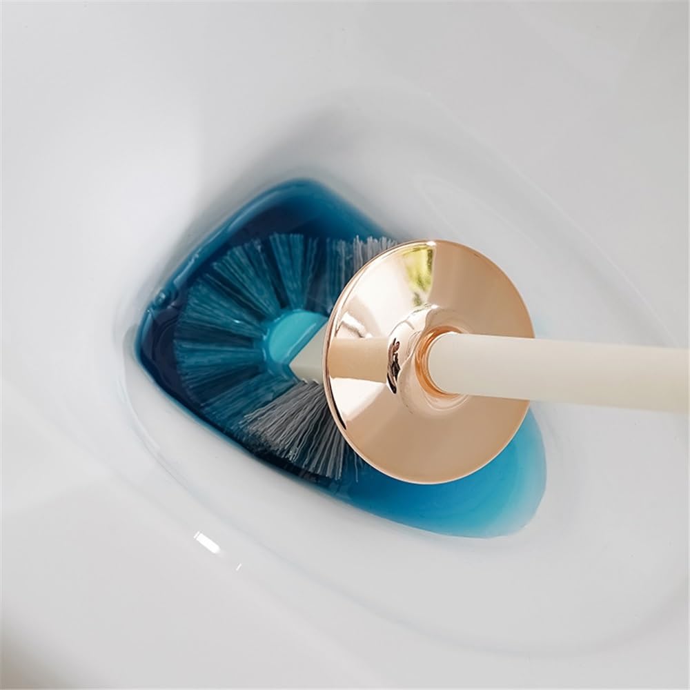 Toilettenbürste Mit Ständer, Langem Griff, Wandhalterung, Weichen Borsten, Rot