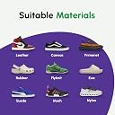 SOLPAIR Shoe Cleaning Kit | Sneaker & Shoe Foam Cleaner 150ml + Medium Beechwood Shoe Brush | Works on Sneakers, Sports Shoes, Leather, Suede & All Materials | Suitable for White Shoes. (Pack of 4) gallery image