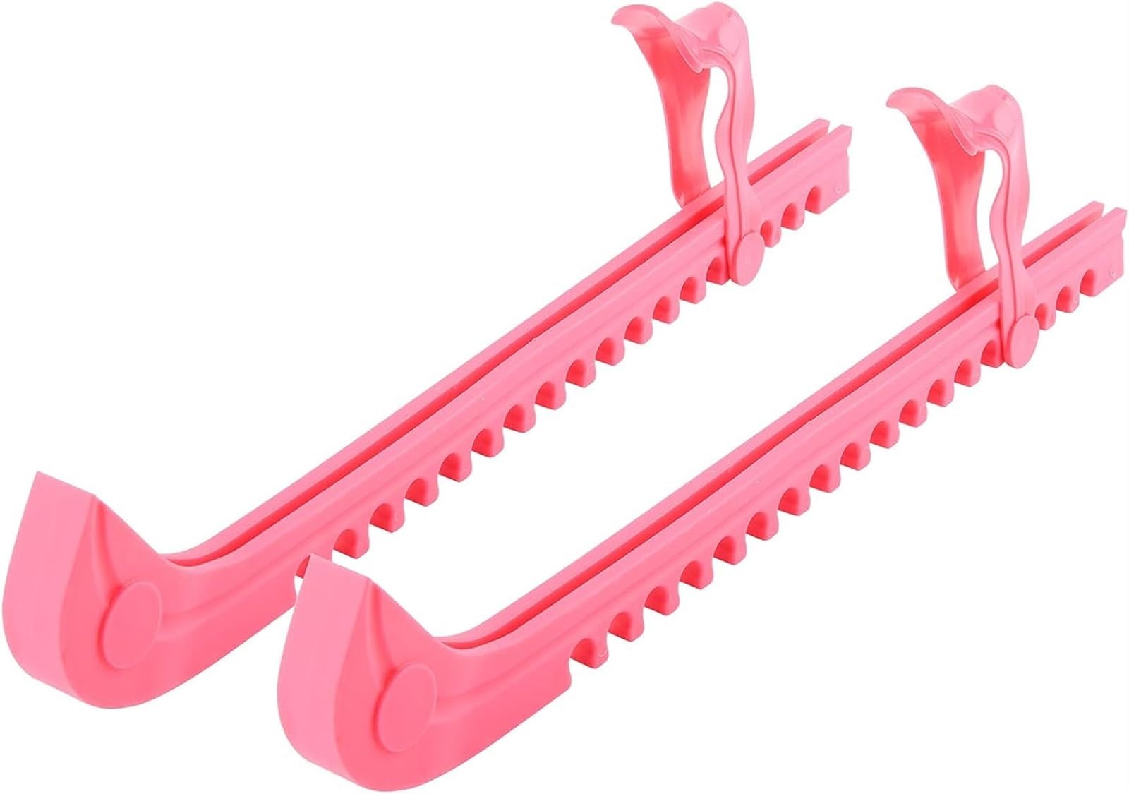 THE WHITE SHOP 2 Pieces Ice Skate Guards Hockey Shoe Blade Covers Hockey Skates Blade Guards Ice Skating Protector Ice Hockey Equipment with Adjustable Buckle for Ice Skating, Figure Skates, Hockey (