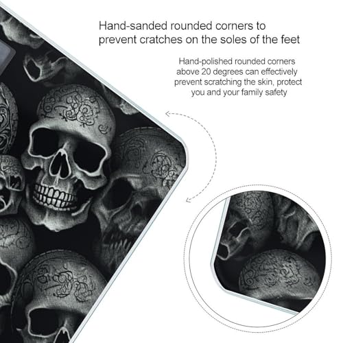 Báscula digital Black Skull para peso corporal 400 lb miniatura 4
