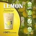 Grelim Lemon Powder 11.30 Oz, 100% Freeze Dried Powder, Filler Free, Gluten-Free, Rich in Natural Vitamin C Fresh Squeezed Lemon Flavor Great for Beverages, Smoothies 320g