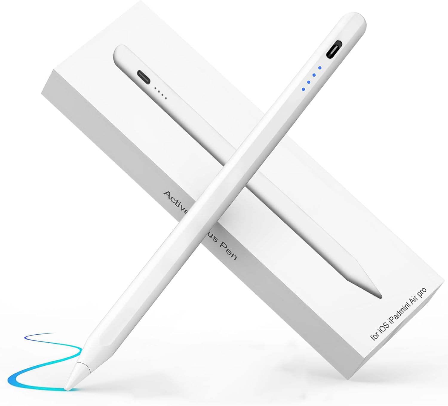 Stylus Pencil for apple ipad iPhone - Compatible with all iOS & Android Devices,Laptop,Samsung Phones Tablet Pencil Huawei Pad - Touch Pen for Drawing & Handwriting