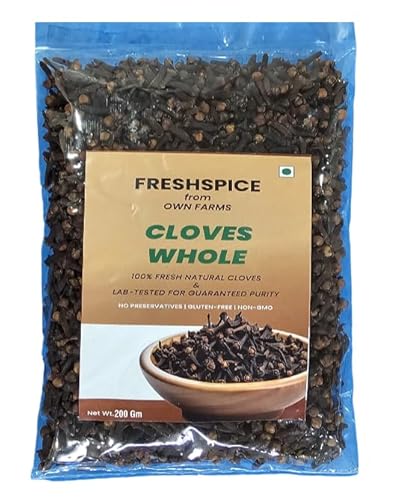 Generic - FreshSpice Cloves Whole (200g) | Harvested directly from farms and lab tested for purity