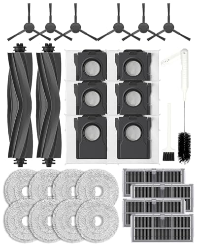 Opiniones de Accesorios y repuestos disponible en línea para comprar. 44 Yivy - 28 piezas de repuesto para Dreame X30 Ultra/Mova E30 Ultra/L10s Pro Ultra Heat/l10s Ultra Gen 2, accesorios: 2 cepillos principales, 6 cepillos laterales, 4 filtros, 8...