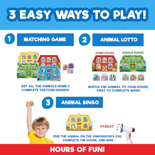 Image of EINSTEIN BOX Who's in The House Game for 2-5 Years Old | Toys & Gifts for Boys & Girls Ages 2-5 Years| Games | Birthday Gift for Ages 2,3,4,5 Years | Learning & Education Toys|
