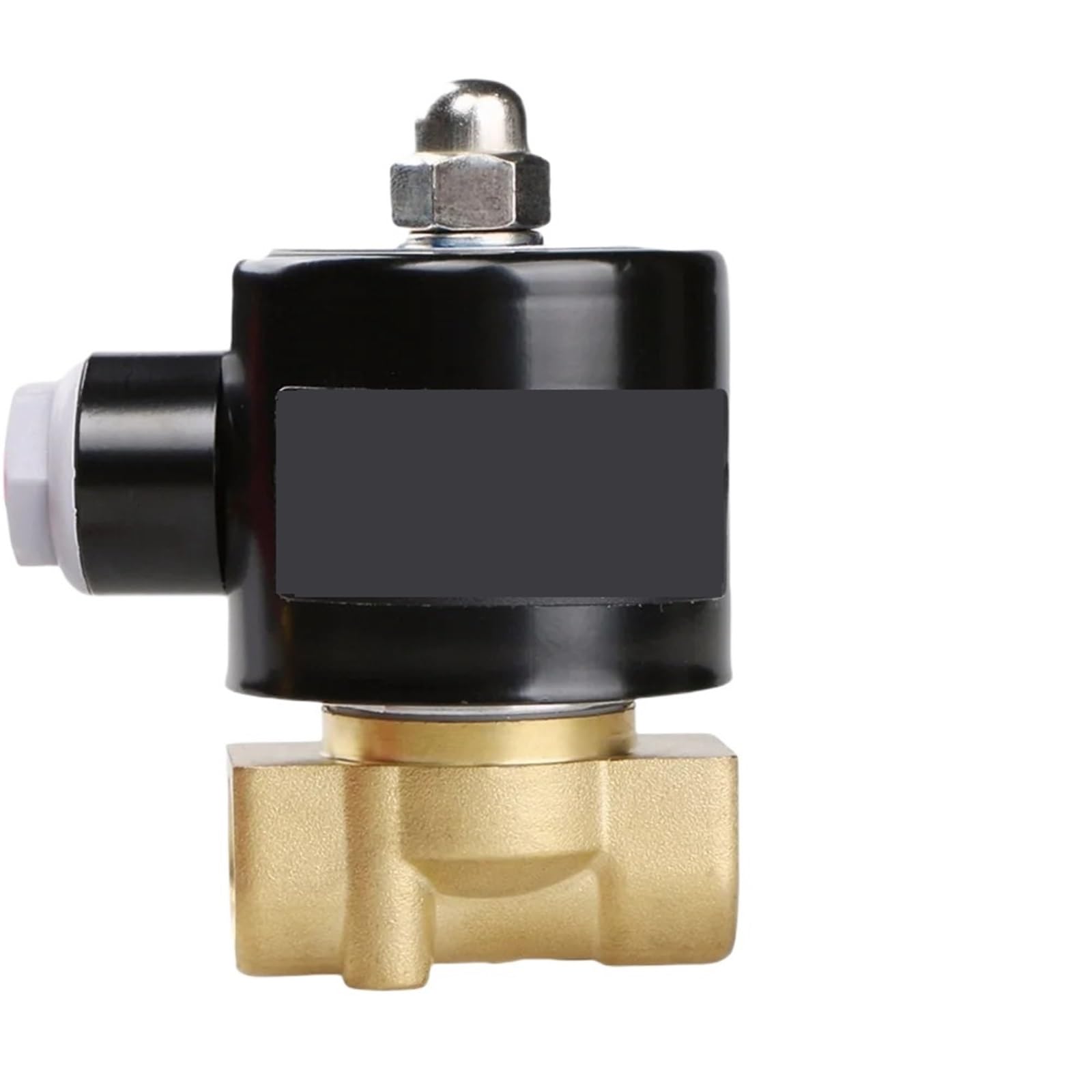 Électrovanne en laiton 3/8 110V CA normalement fermée pour fluides
