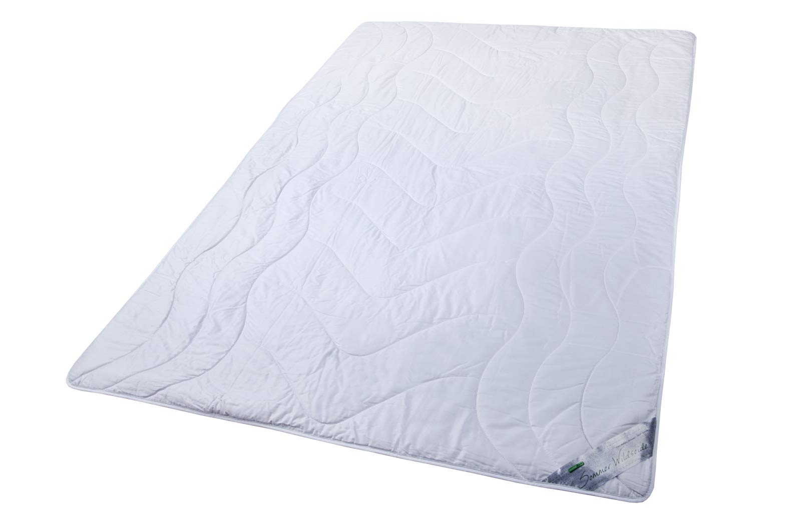 franknatur Bettdecke 135x200 Sommerdecke 100% Wildseide Baumwolle Wiebke | leichte Wildseidendecke, Füllung aus 100% Seide, Bezug 100% Baumwolle, atmungsaktiv, waschbar, Oeko-TEX