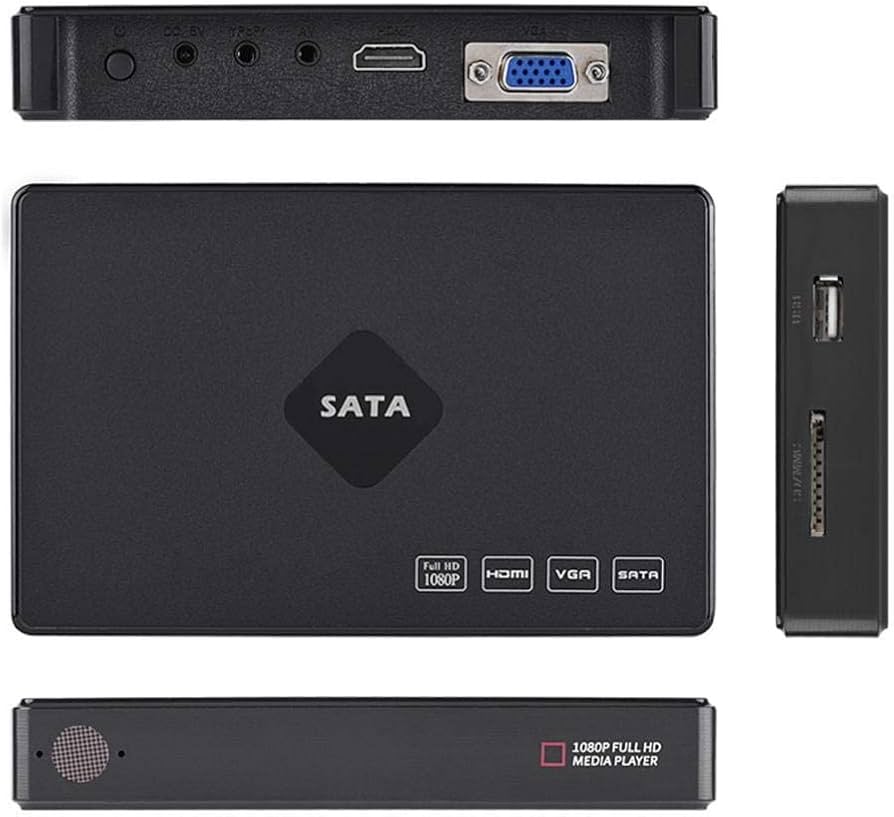 Amazon.co.jp: ポータブルマルチメディアプレーヤー フルHD対応 2.5