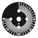 Nein Skalenscheibe für Zeitschaltuhren ø 60mm Einteilung 30min Nein Drehwinkel 270° Laufzeit 30min