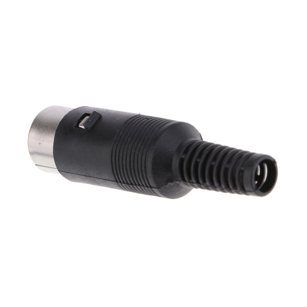 KIT 5 CONNETTORI SPINA MASCHIO TV COASSIALE 75 OHM PER ANTENNA