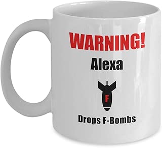 Alexa Mug - First Given Name Coffee Mug F-Bomb - Personalized Gift Ideas Her Mom Sister Aunt Grandma - Birthday - coolthings.us