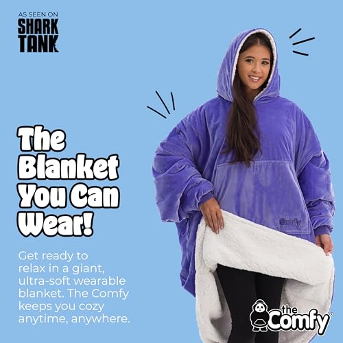 The Comfy Original Oversized Sherpa Wearable Blanket Hoodie — view 3