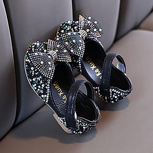 Kids Sandals Size 13 Fashion Spring And Summer Girls Sandals Dress Performance Dance Shoes Mesh Pearl Baby Girl Shoes4